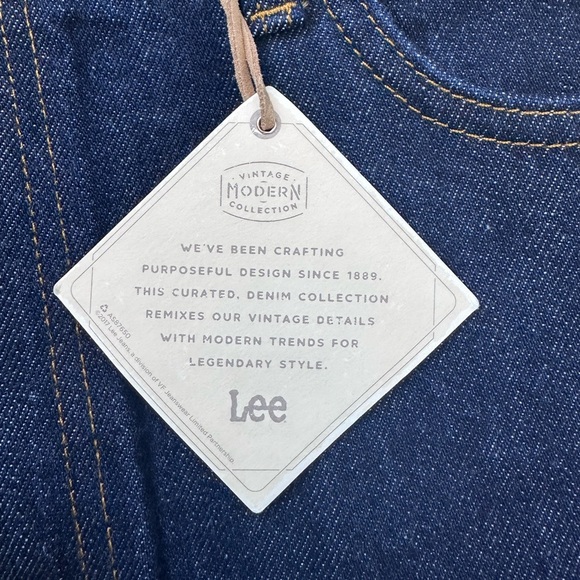 NWT Lee Dark Wash Denim Mini Skirt Size 30 Western Fall - Picture 5 of 7